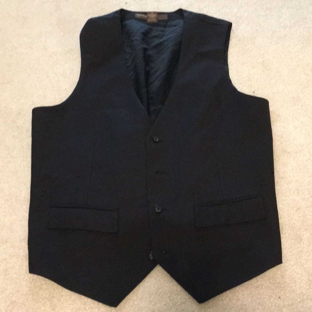 Perry Ellis Black Men’s Vest sz L